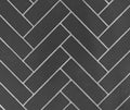 G1200 Brick Herringbone Design - Black - Wheatland Fireplace