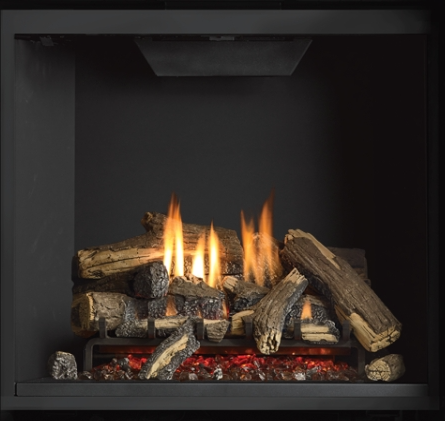 Painted Black Steel Panels - Wheatland Fireplace