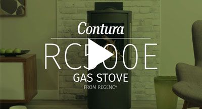 Regency Contura RC500E Gas Stove - Wheatland Fireplace
