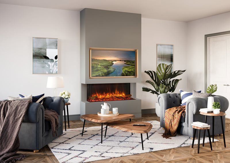 Regency Skope Modern Built-In Electric Fireplace - Wheatland Fireplace