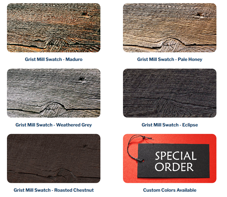 Grist Mill Barnwood Non-Combustible Mantel - Wheatland Fireplace