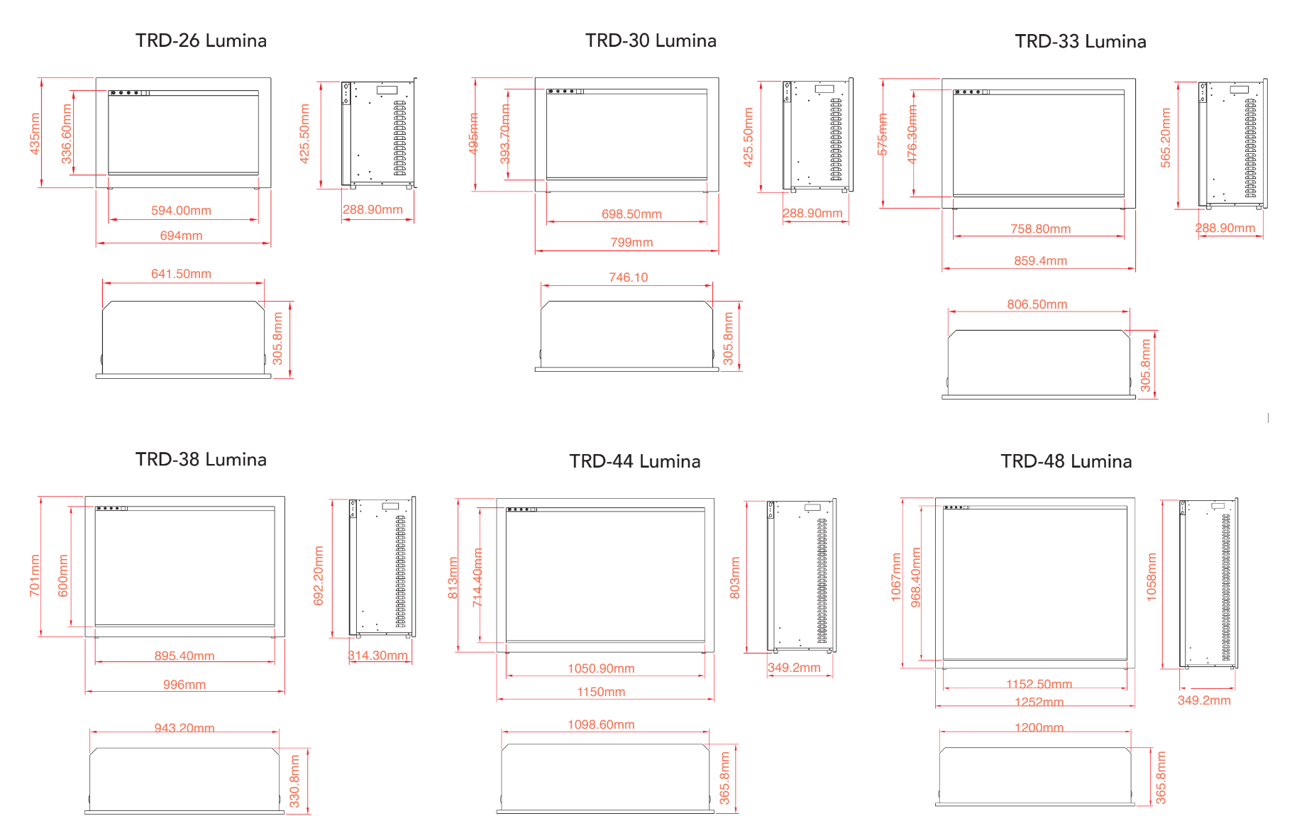 Amantii TRD Lumina - Wheatland Fireplace
