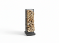 Stuv Mobile Log Rack With Drawer - Grey - Wheatland Fireplace