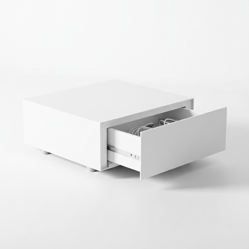 s16-cube Accessory Drawer White - Wheatland Fireplace