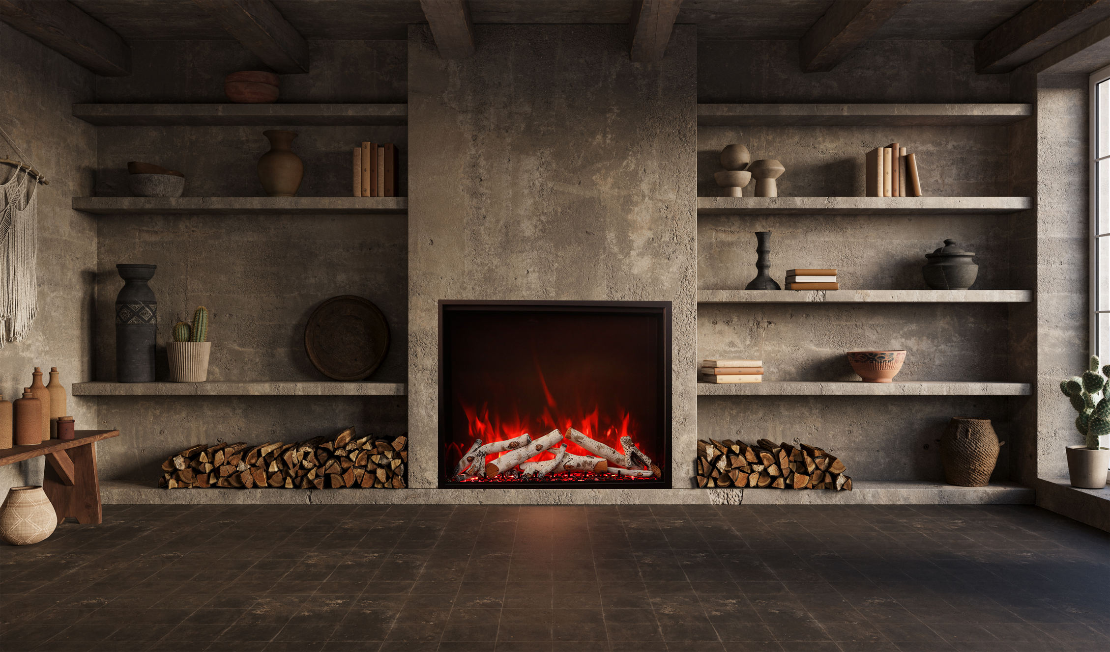 Amantii TRD Bespoke Electric Fireplace - Wheatland Fireplace