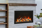 Traditional Lumina 30-Inch Built-In Indoor/Outdoor Smart Electric Firebox Insert - Wheatland Fireplace