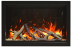 Traditional Lumina 44-Inch Built-In Indoor/Outdoor Smart Electric Firebox Insert - Wheatland Fireplace