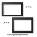 UE35 Regular Surround Panel (4 sided) 41 3/4"w x 27 1/4 "h or 29 3/4"h - Wheatland Fireplace