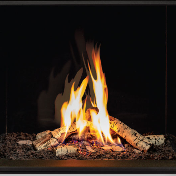 U33 Black Glass Liner - Wheatland Fireplace