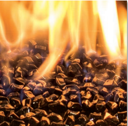 U50 Diamond Glass Media - Black - Wheatland Fireplace