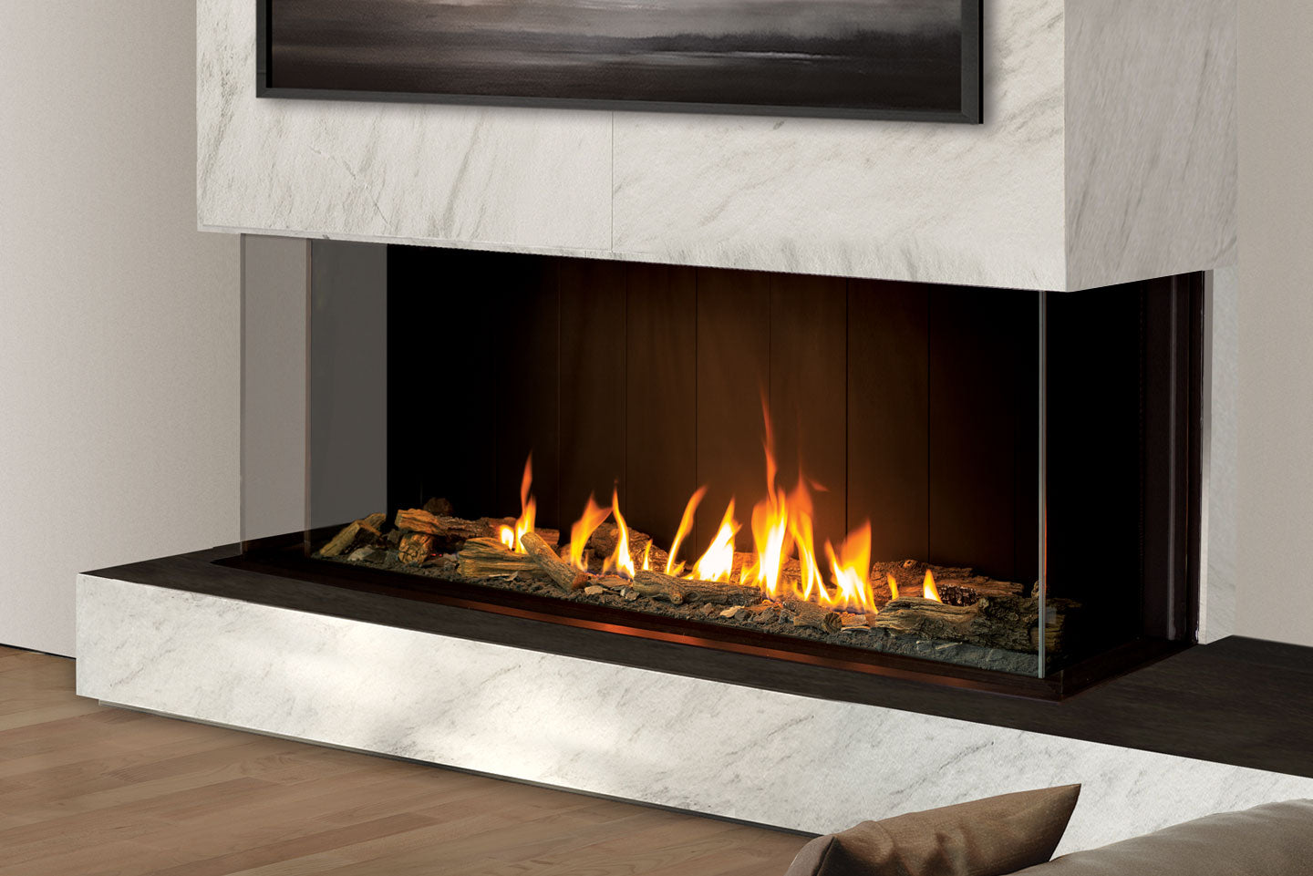 U70 Tall Gas Fireplace - Wheatland Fireplace
