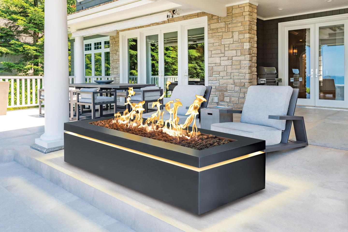 Urbana Halo 60 Gas Fire Pit - Wheatland Fireplace