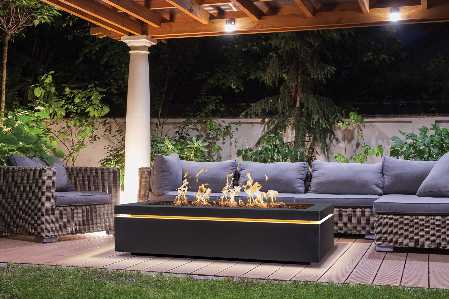 Urbana Halo 60 Gas Fire Pit - Wheatland Fireplace