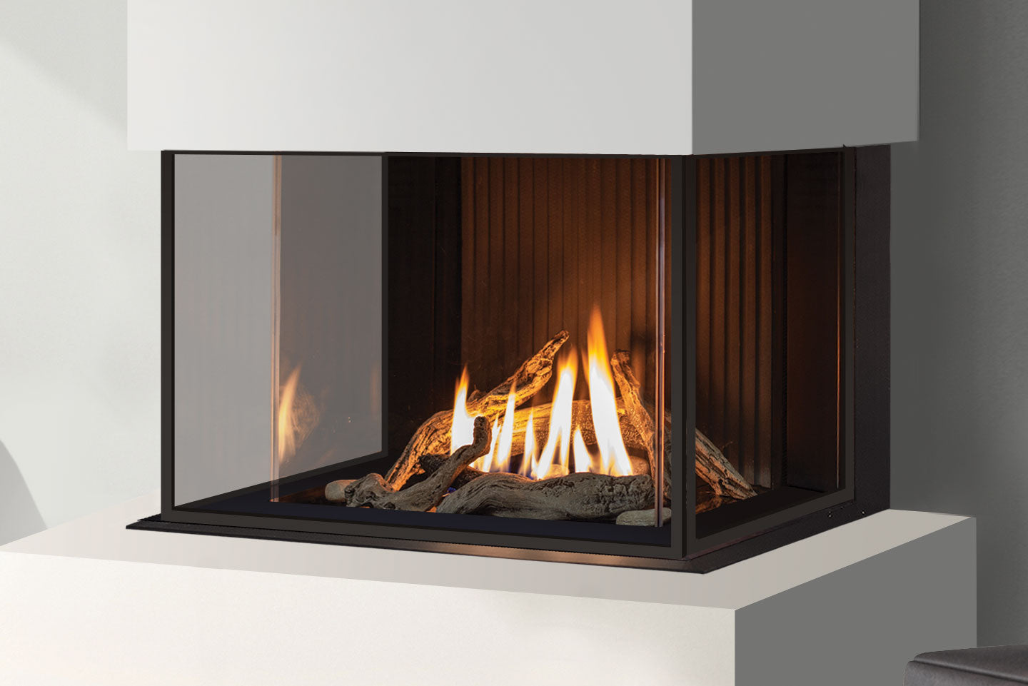 Urbana U30 Screened Gas Fireplace - Wheatland Fireplace