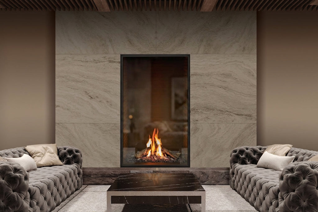 Urbana U33 Tall Gas Fireplace - Wheatland Fireplace