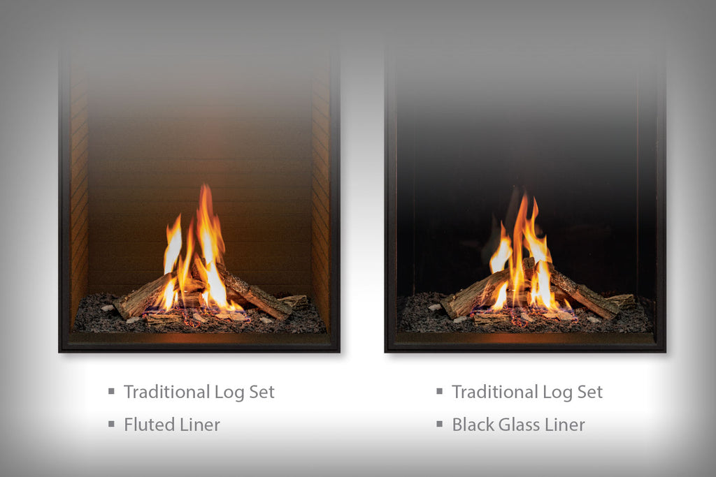 Urbana U33 Tall See-Through Gas Fireplace - Wheatland Fireplace