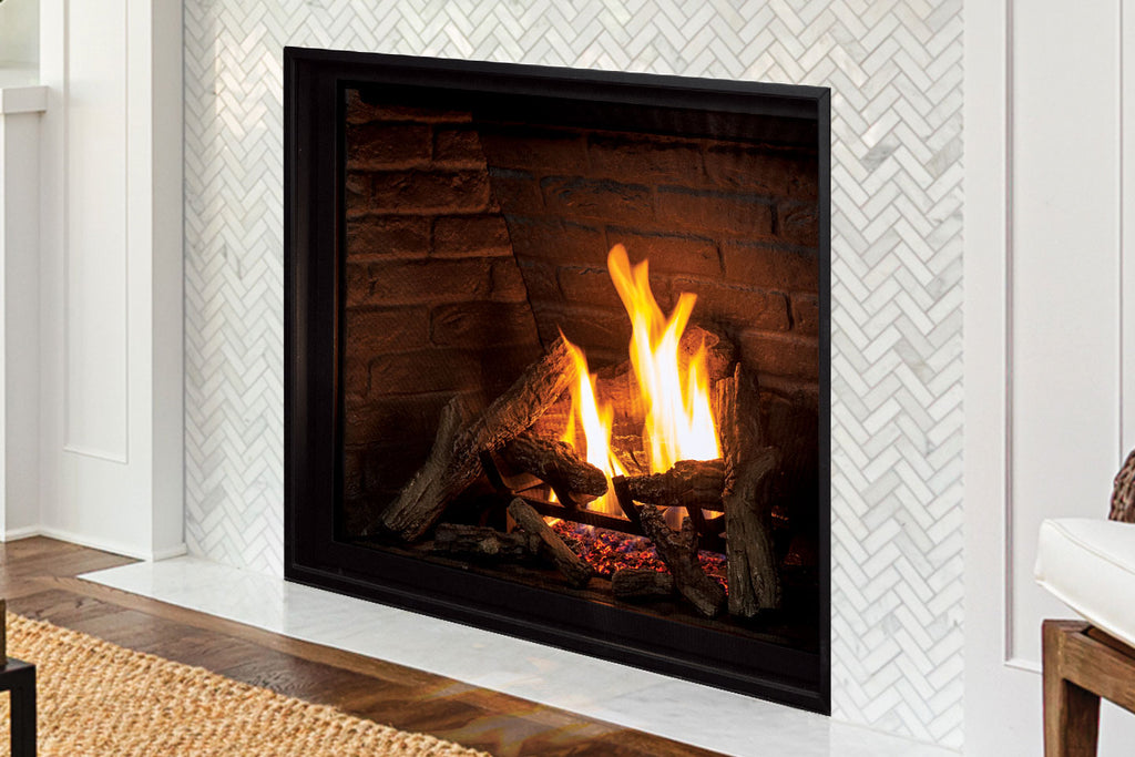 Urbana U37 Gas Fireplace — Glass Burner - Wheatland Fireplace