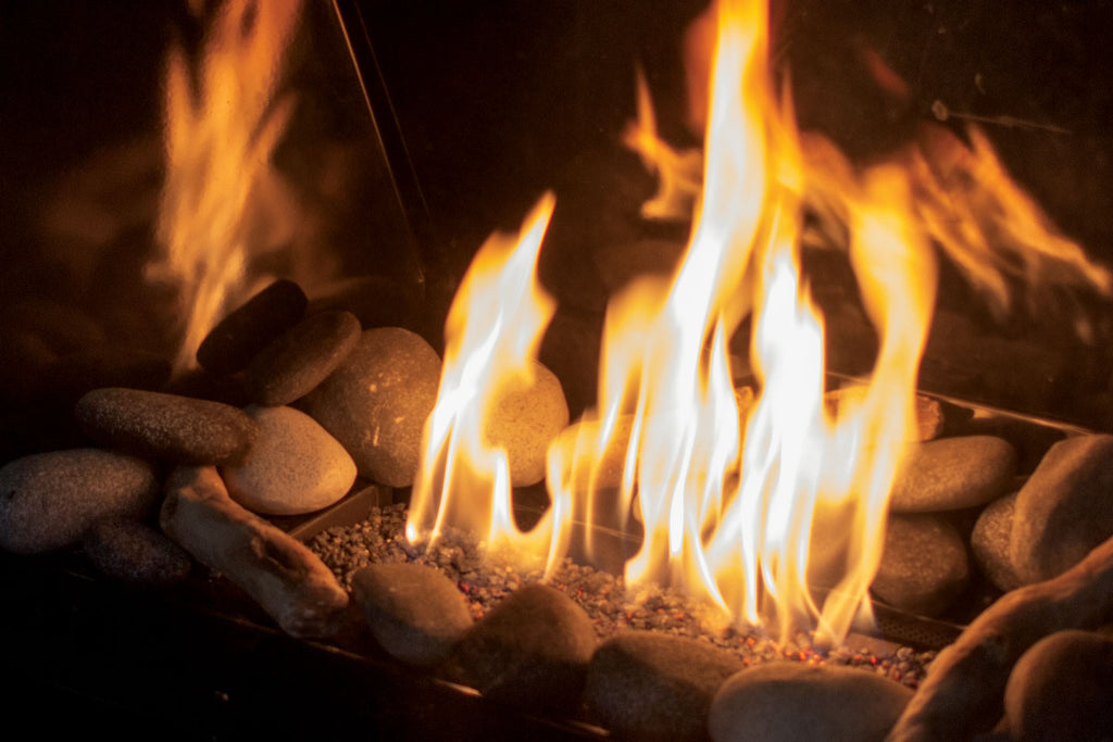 Urbana U37 Gas Fireplace — Glass Burner - Wheatland Fireplace