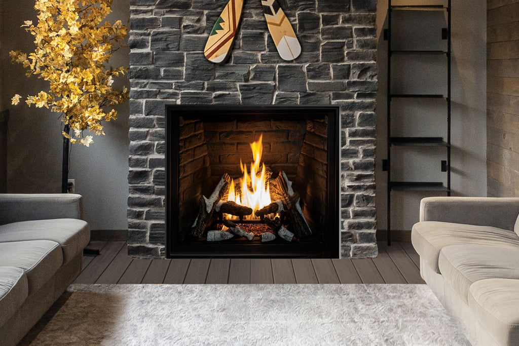 Urbana U37 Gas Fireplace — Log Burner - Wheatland Fireplace