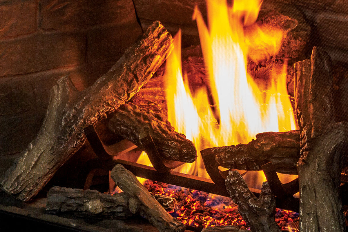 Urbana U37 Gas Fireplace — Log Burner - Wheatland Fireplace