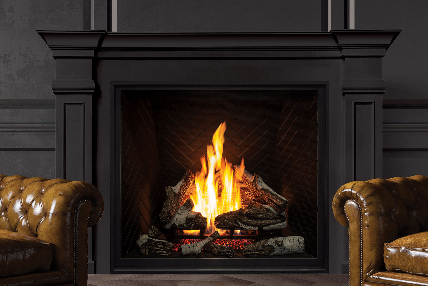 Urbana U44 Arch Gas Fireplace - Wheatland Fireplace