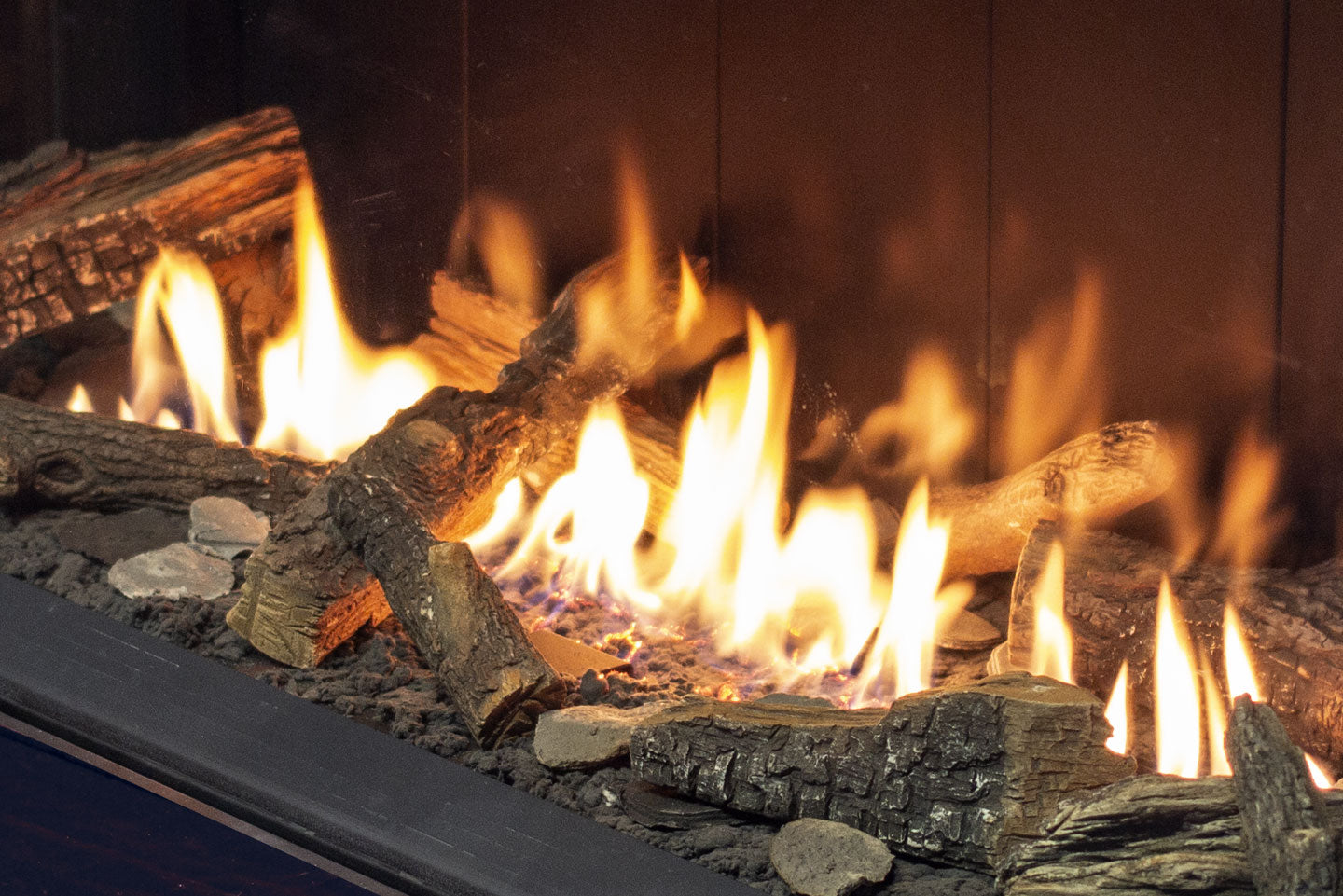 Urbana U70 Gas Fireplace — Colour LEDs - Wheatland Fireplace