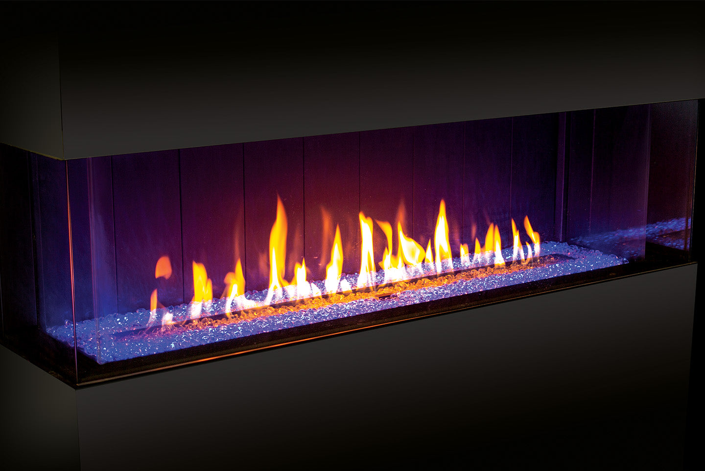 Urbana U70 Gas Fireplace — Colour LEDs - Wheatland Fireplace