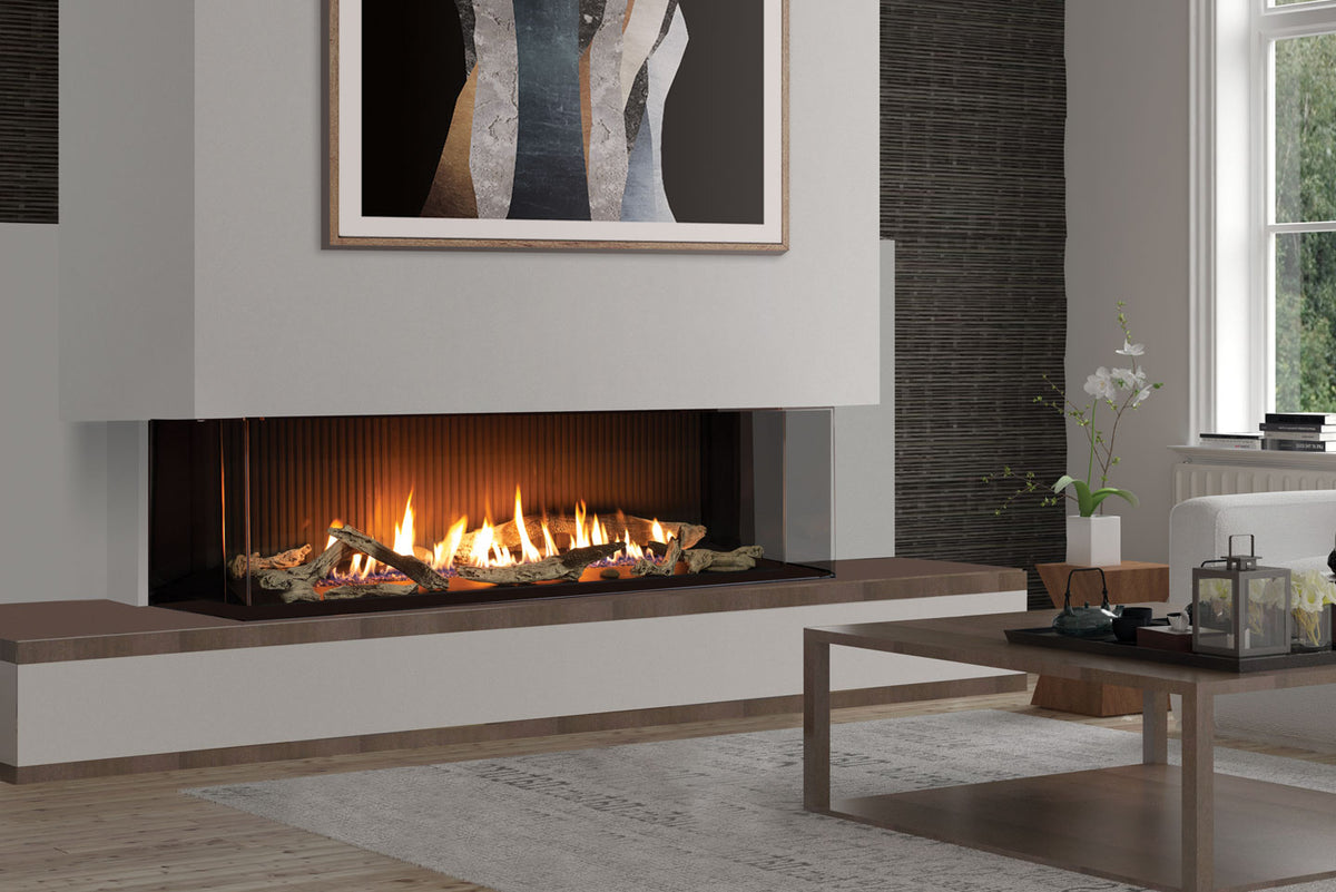 Urbana U70 Gas Fireplace — Colour LEDs - Wheatland Fireplace
