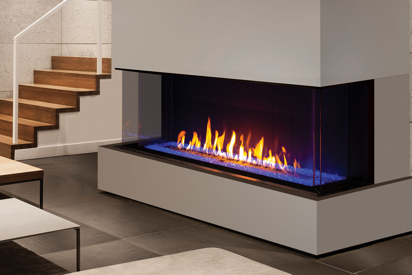 Urbana U70 Tall Gas Fireplace - Wheatland Fireplace