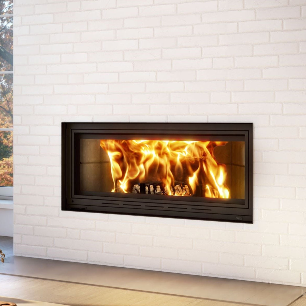 STRAIGHT MASONRY TRIM (Flush finish for brick/stone) - Wheatland Fireplace