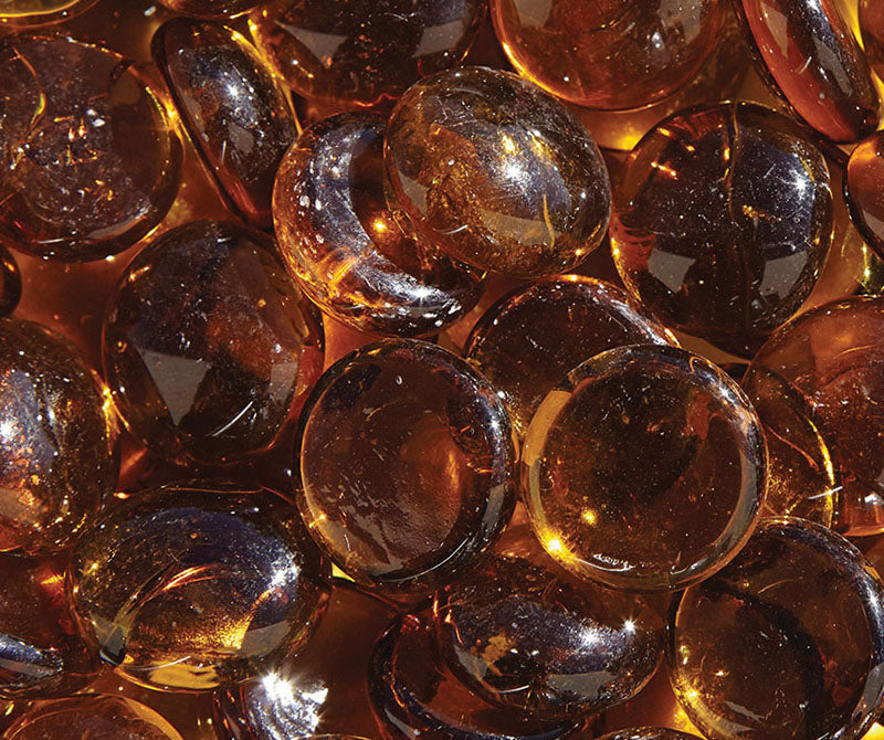 Regency Caramel Luster Firebeads — 1 lb Bag - Wheatland Fireplace