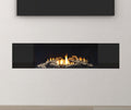 Regency Extended View Panels — Black Glass for CV40E/CV72E - Wheatland Fireplace