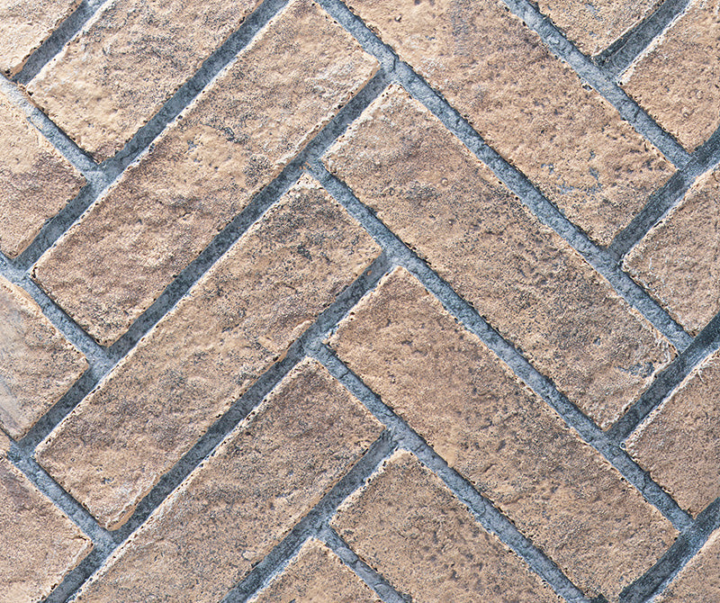 Regency Herringbone Rustic Brown Brick Panels for P36E - Wheatland Fireplace
