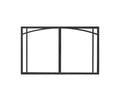 Regency Vignette Door Inlay — Black for HRI3E/LRI3E - Wheatland Fireplace