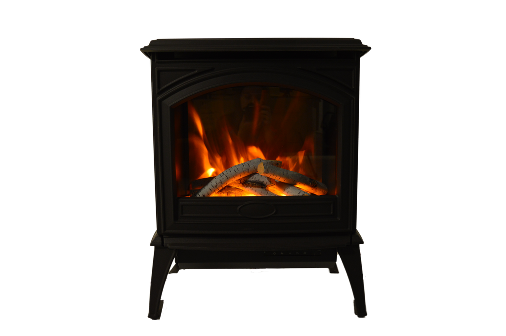 Amantii Cast Iron Freestand Electric Fireplace - Wheatland Fireplace