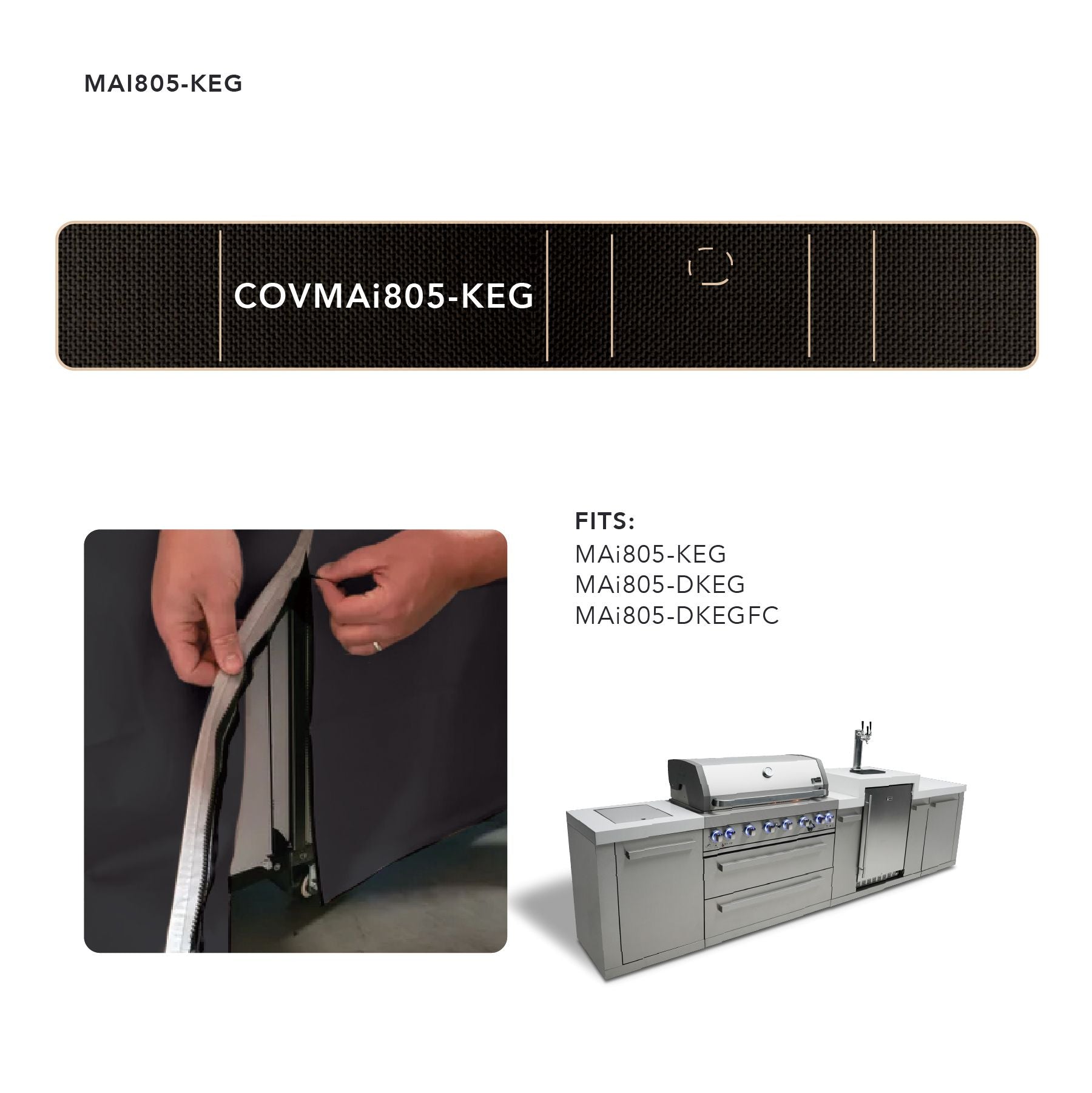 Cover for 805  Island with a Kegerator - Wheatland Fireplace