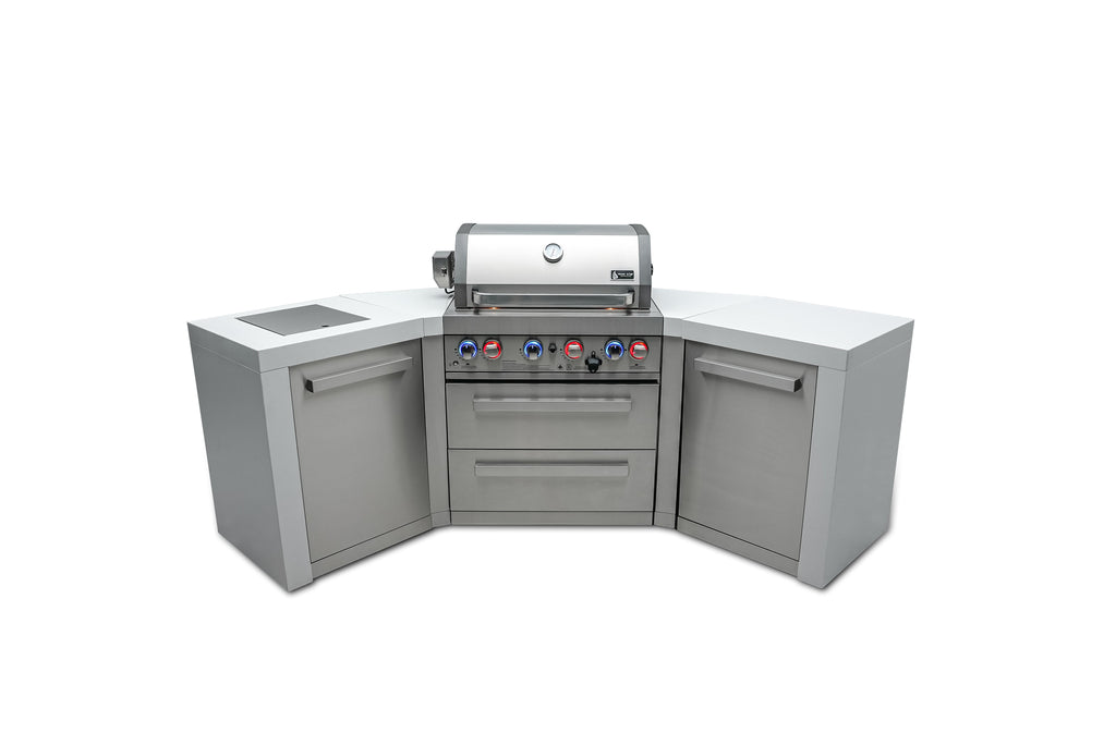 Mont Alpi 400 Deluxe Island with 45 Degree Corners - Wheatland Fireplace