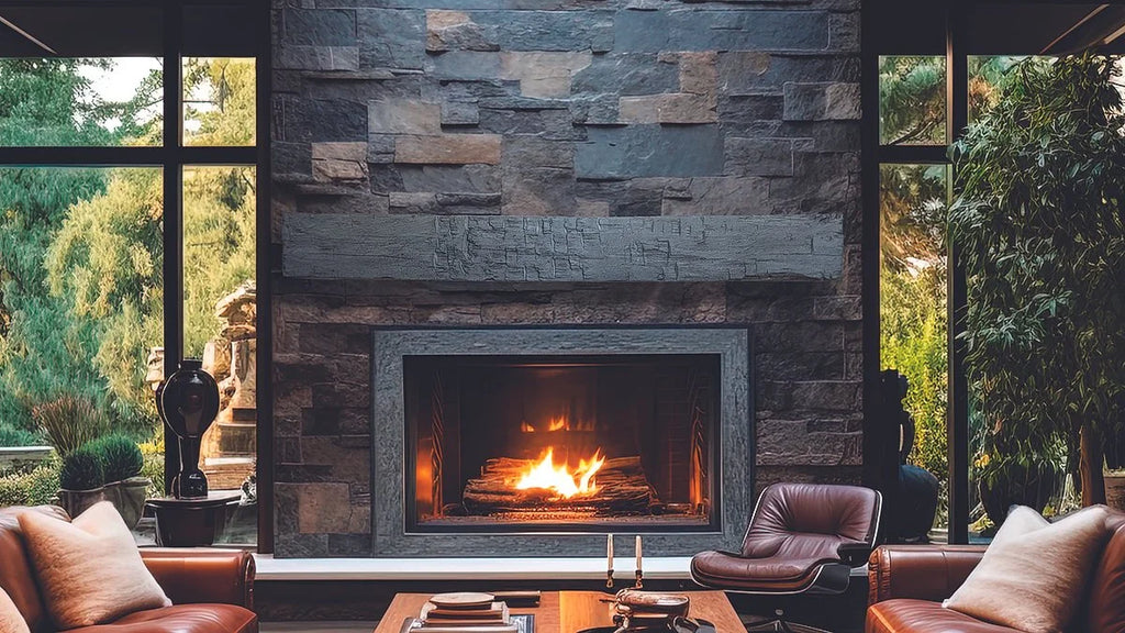 Farmhouse Rustic Non-Combustible Mantel - Wheatland Fireplace