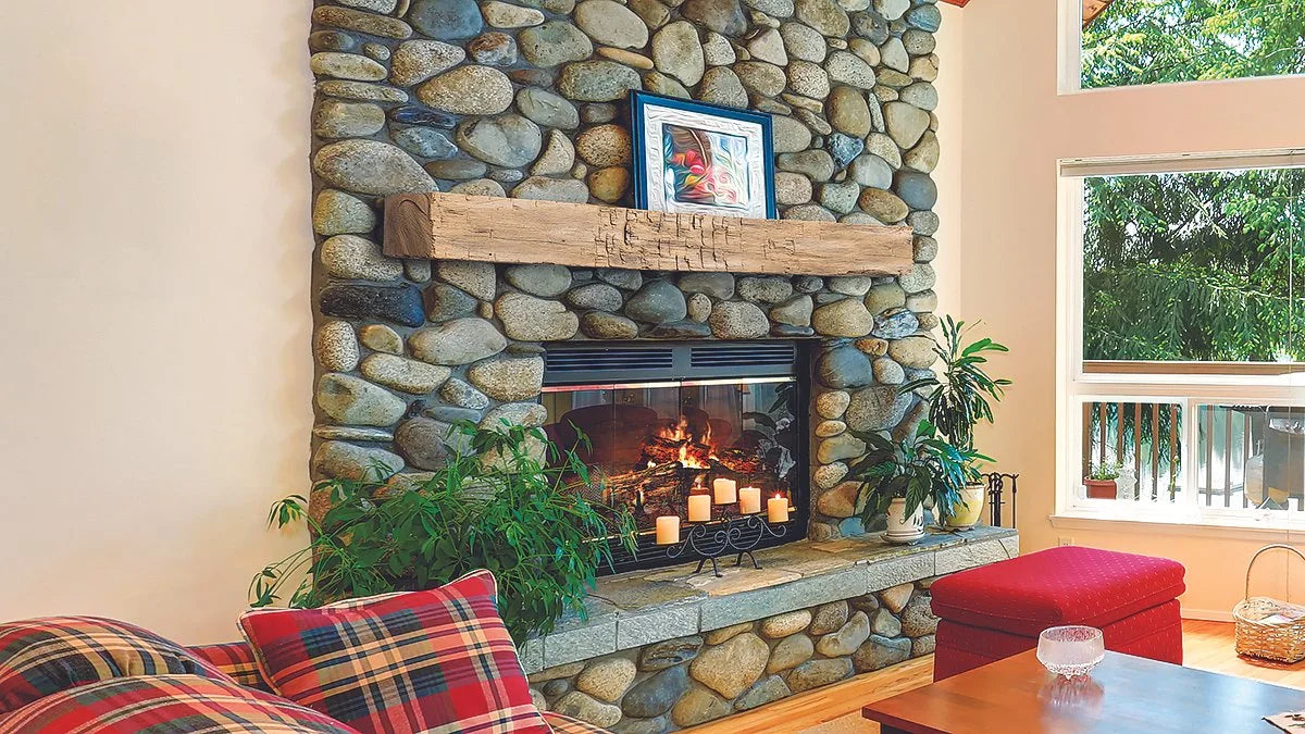 Farmhouse Rustic Non-Combustible Mantel - Wheatland Fireplace