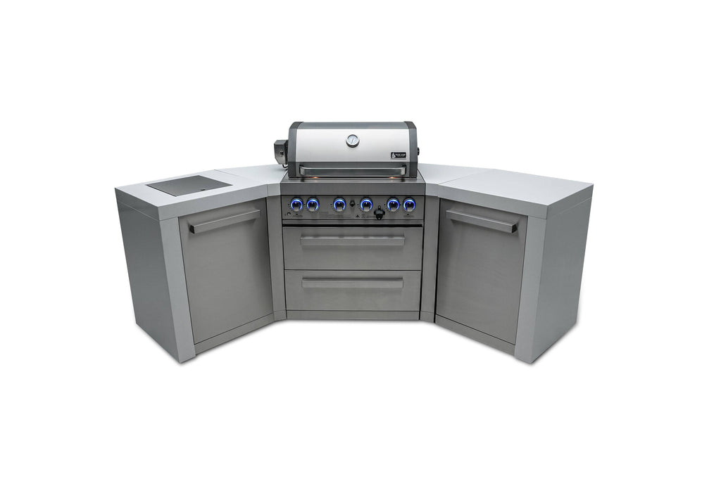 Mont Alpi 400 Deluxe Island with 45 Degree Corners - Wheatland Fireplace