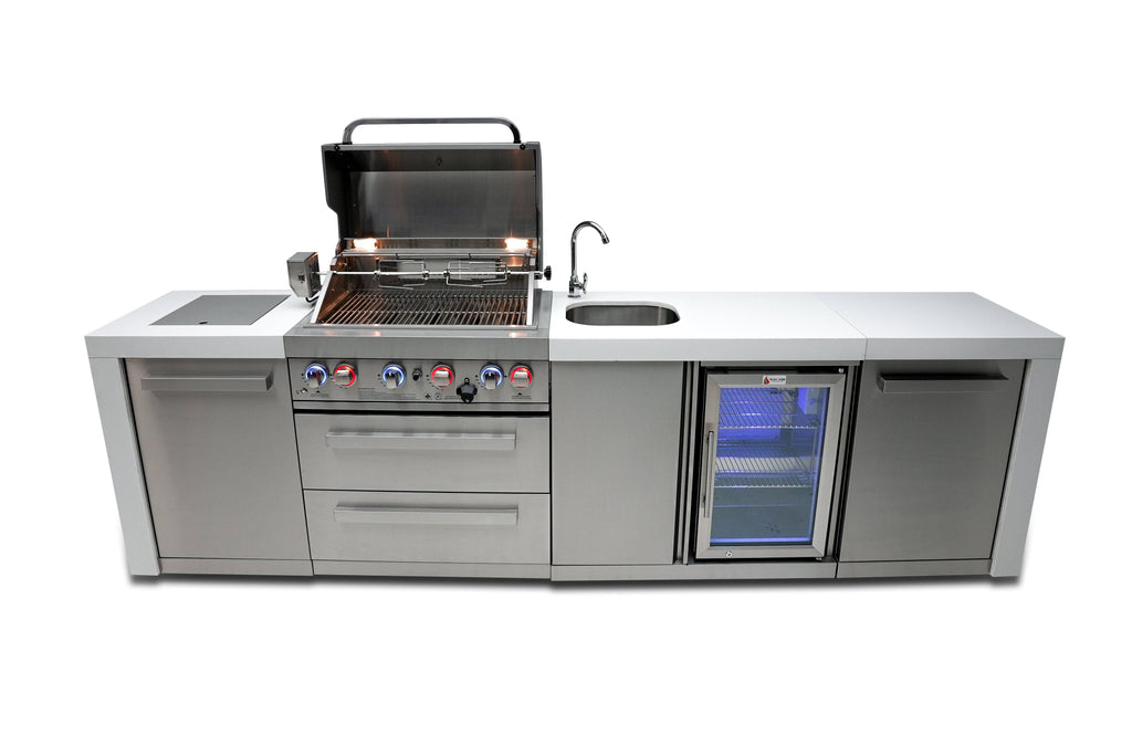 Mont Alpi 400 Deluxe Island with a Beverage center - Wheatland Fireplace