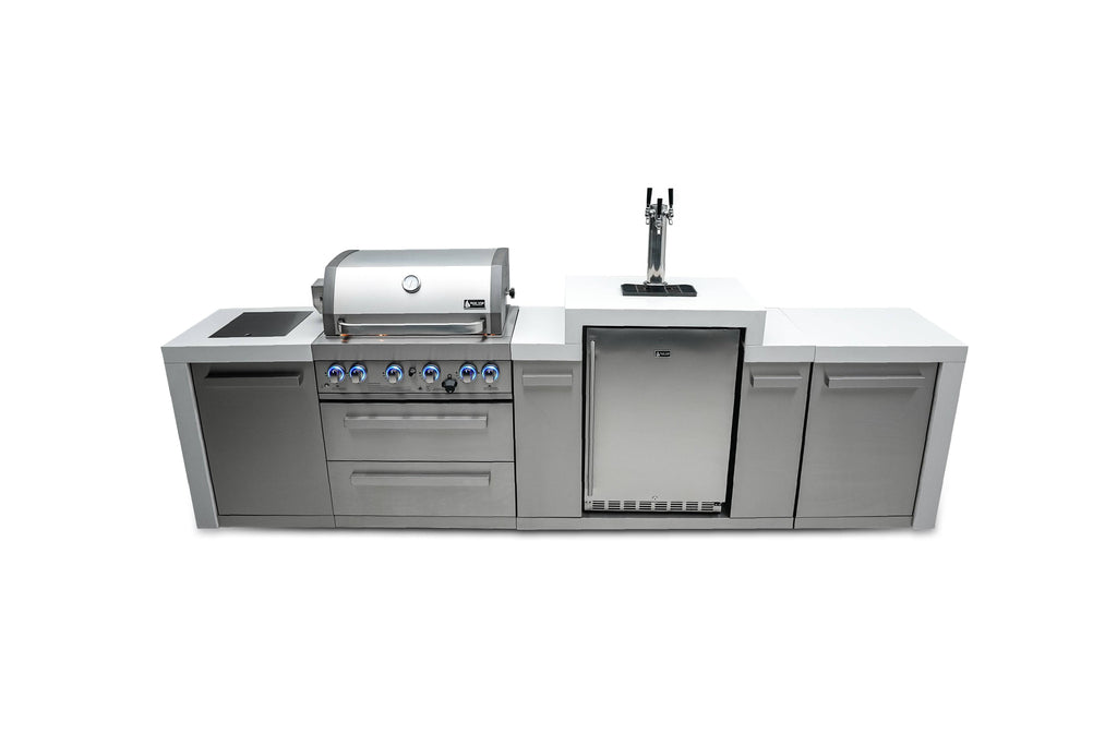 Mont Alpi 400 Deluxe Island with a Kegerator - Wheatland Fireplace