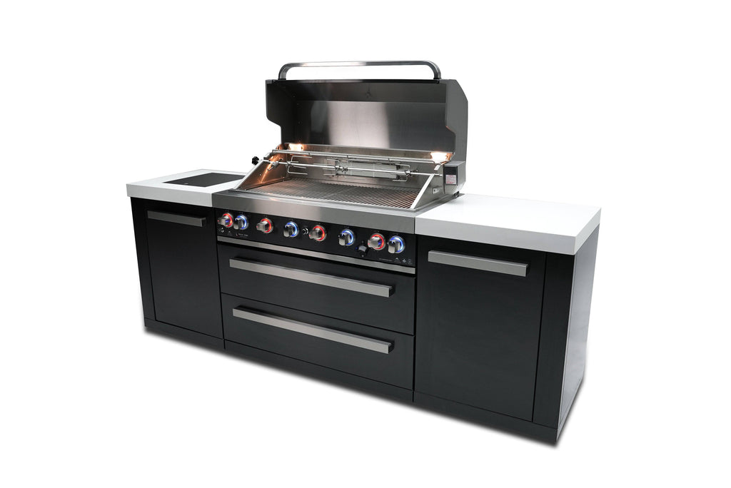 Mont Alpi 805 Black Stainless Steel Island - Wheatland Fireplace