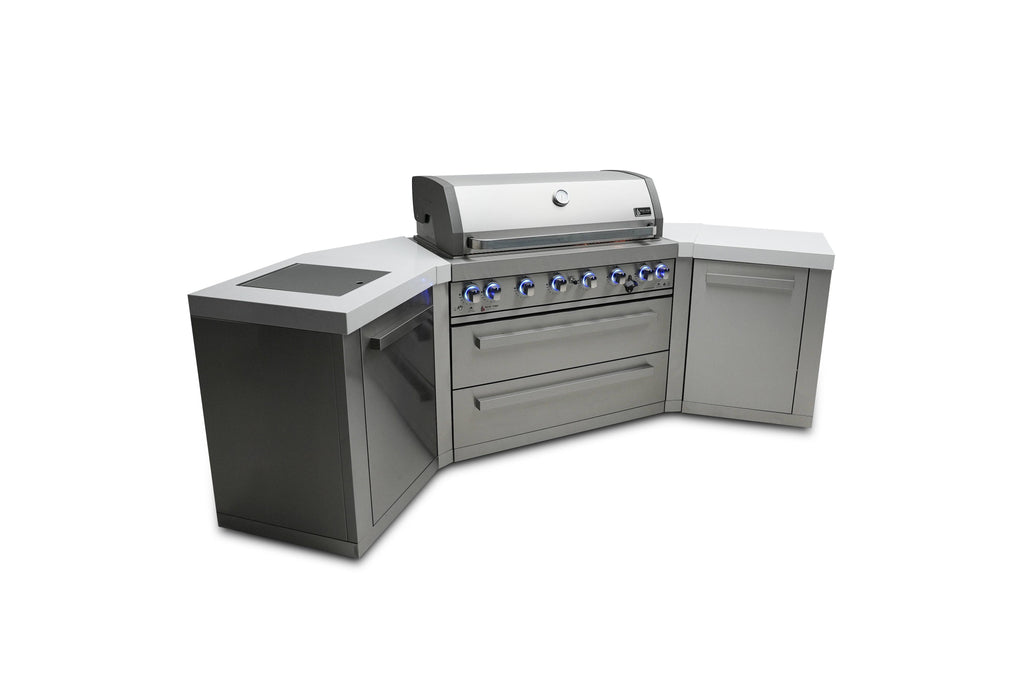 Mont Alpi 805 Island with 45 Degree Corners - Wheatland Fireplace