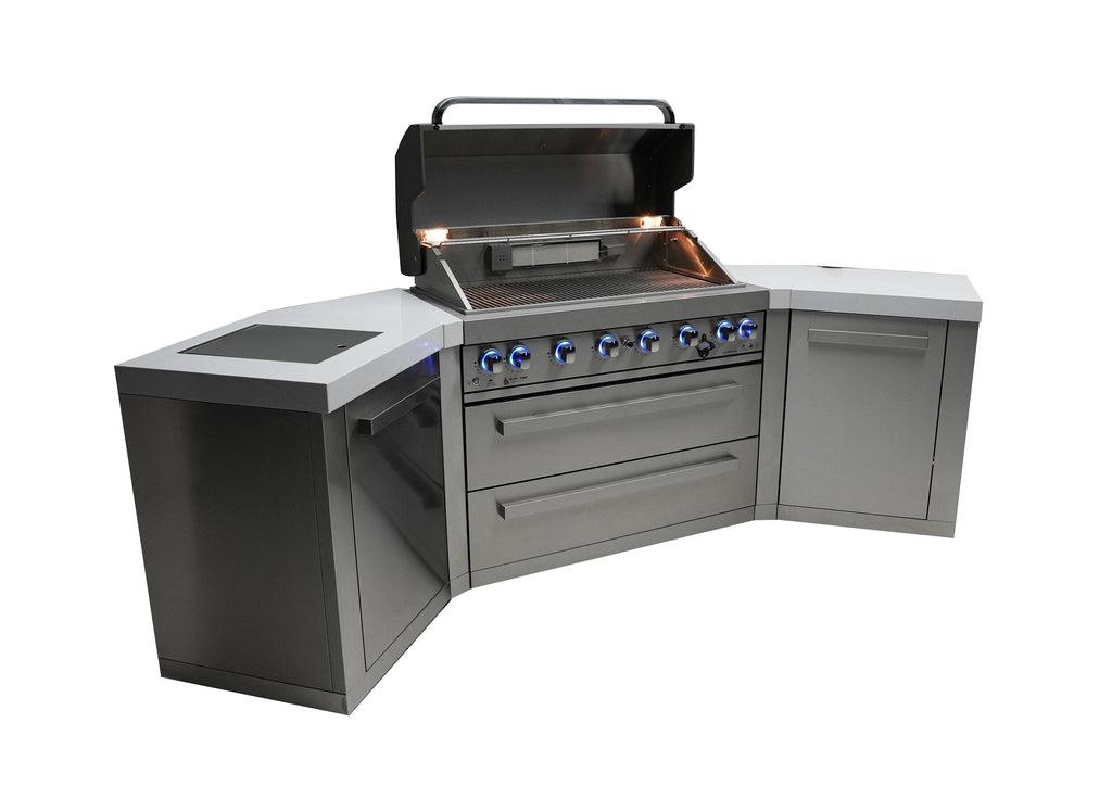 Mont Alpi 805 Island with 45 Degree Corners - Wheatland Fireplace