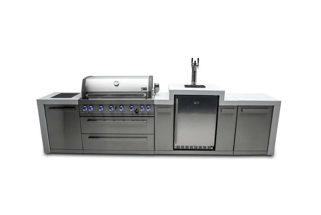 Mont Alpi 805 Deluxe Island with a Kegerator - Wheatland Fireplace