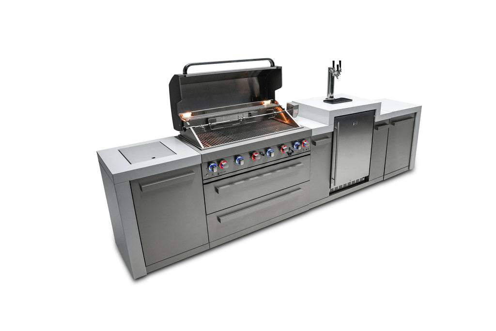 Mont Alpi 805 Deluxe Island with a Kegerator - Wheatland Fireplace