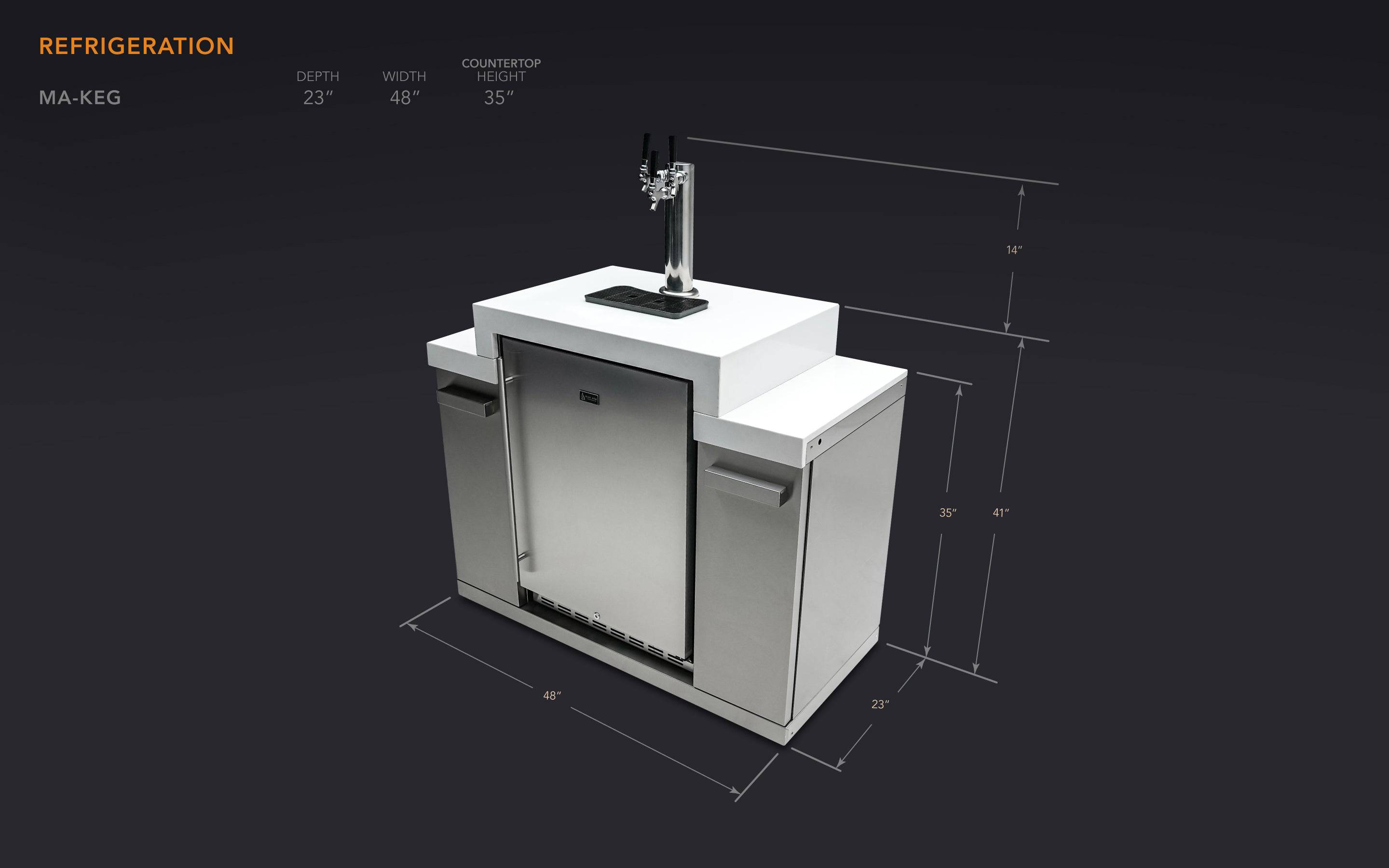 Mont Alpi Kegerator - Wheatland Fireplace