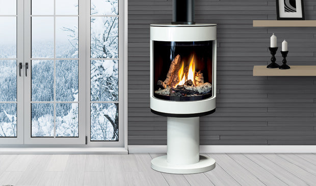 S50 FS Gas Stove Carrara White