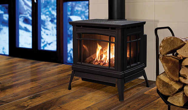 Westley Cast Iron Gas Stove - Black